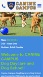 Mobile Screenshot of caninecampusdaycare.com